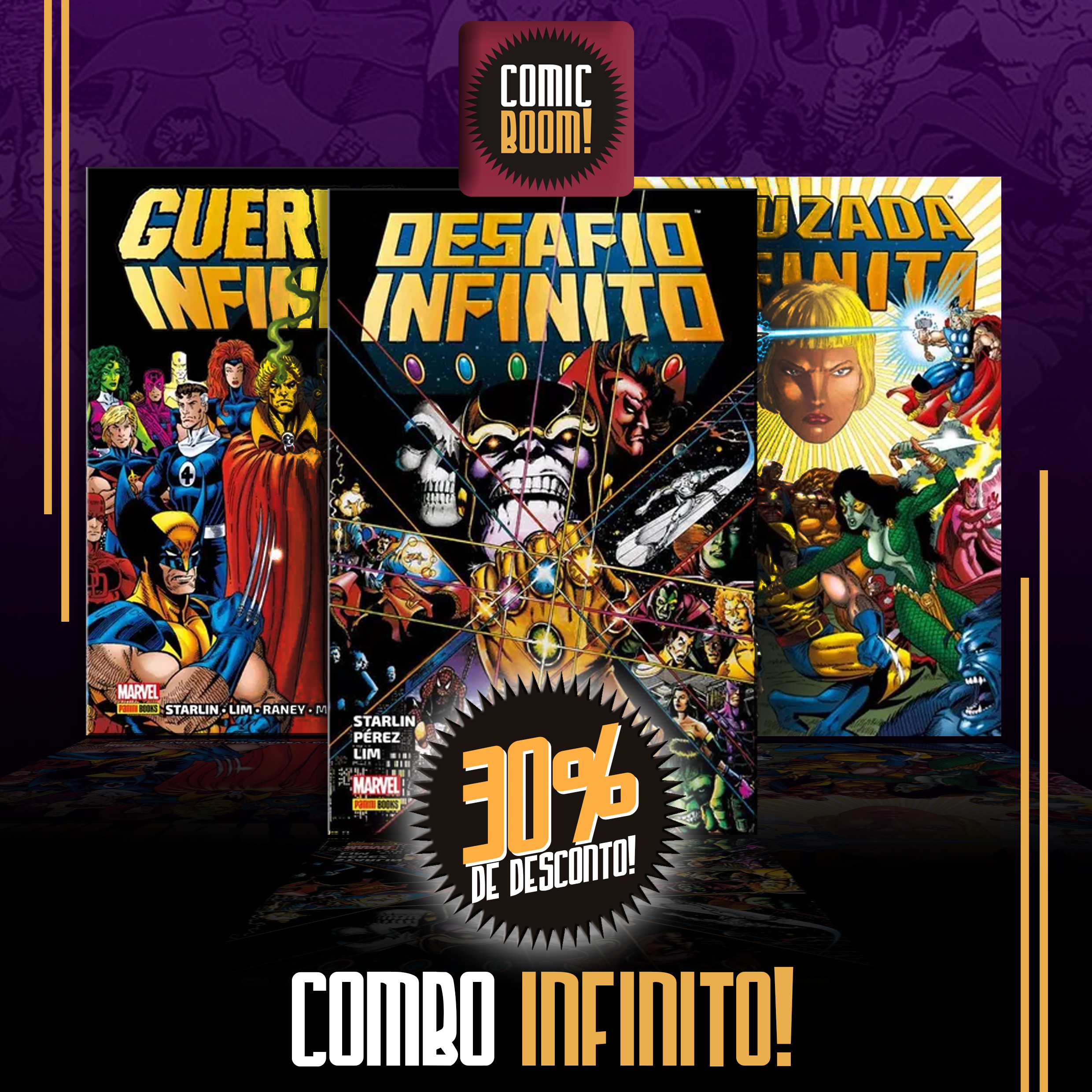 Combo Trilogia do Infinito – COMIC BOOM!