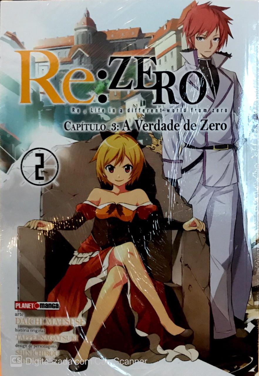 Mangá Re:Zero - Capítulo 02 - Uma Semana na Mansão 01 Panini, manga