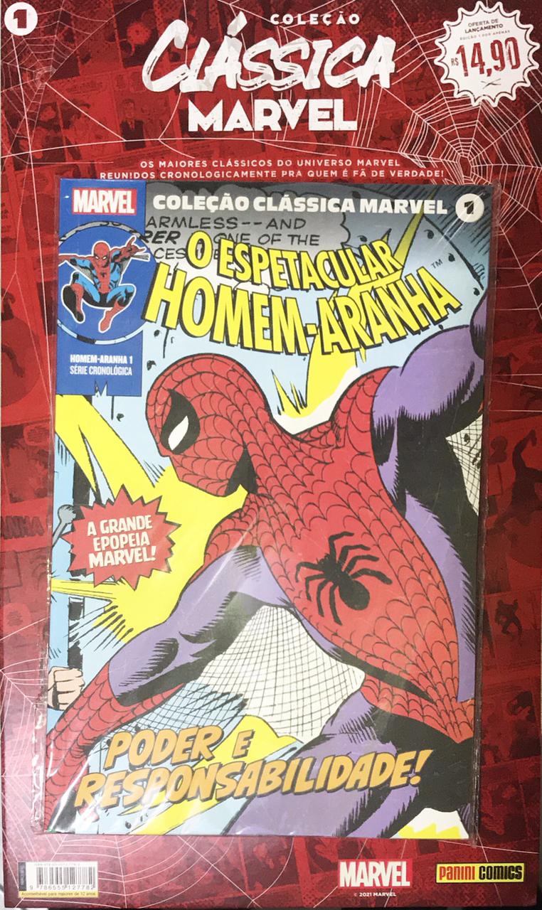 O Espetacular Homem-Aranha #1 – Coleção Clássica Marvel #1 – COMIC BOOM!