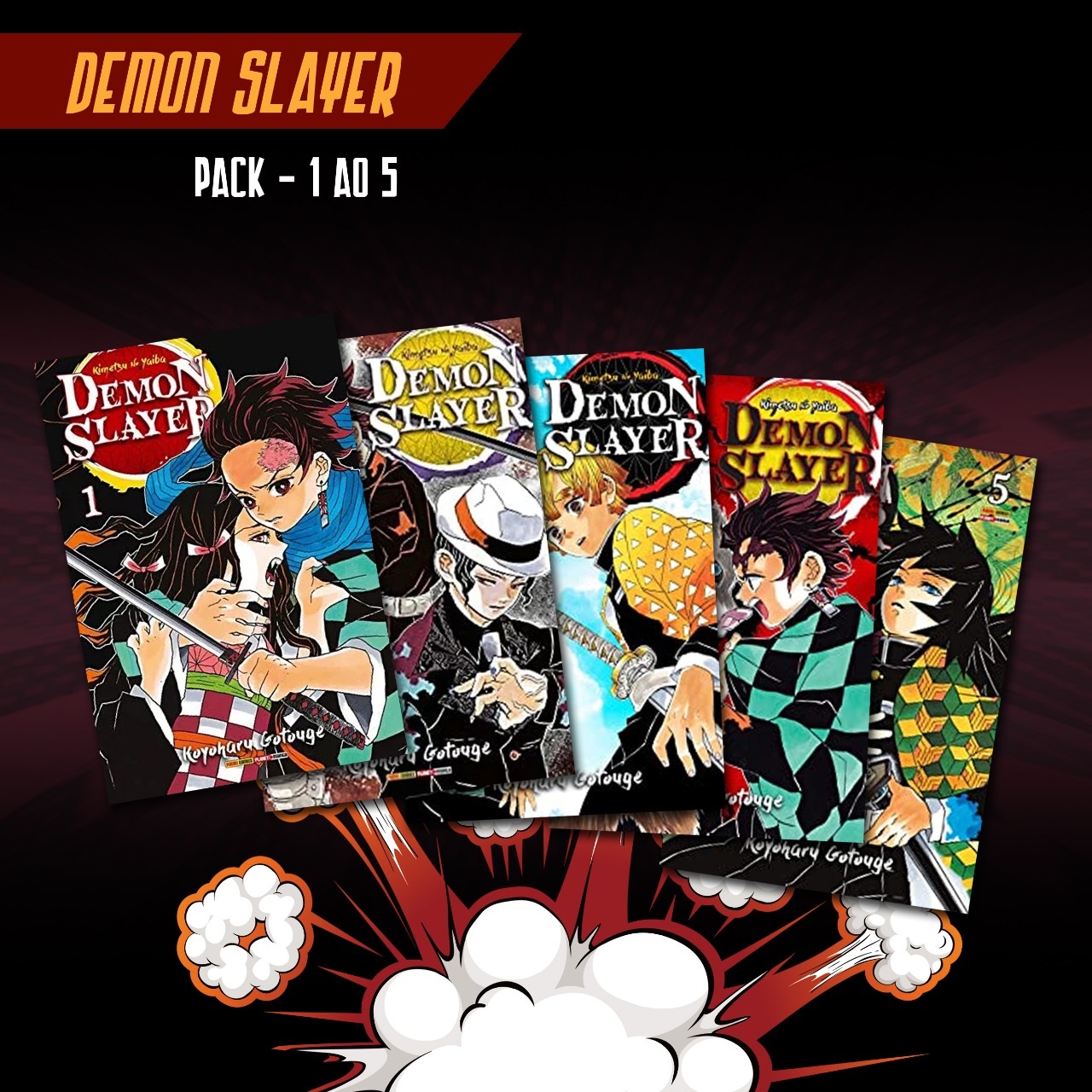 Demon Slayer”: Panini venderá pack com 2 volumes pelo preço de 1