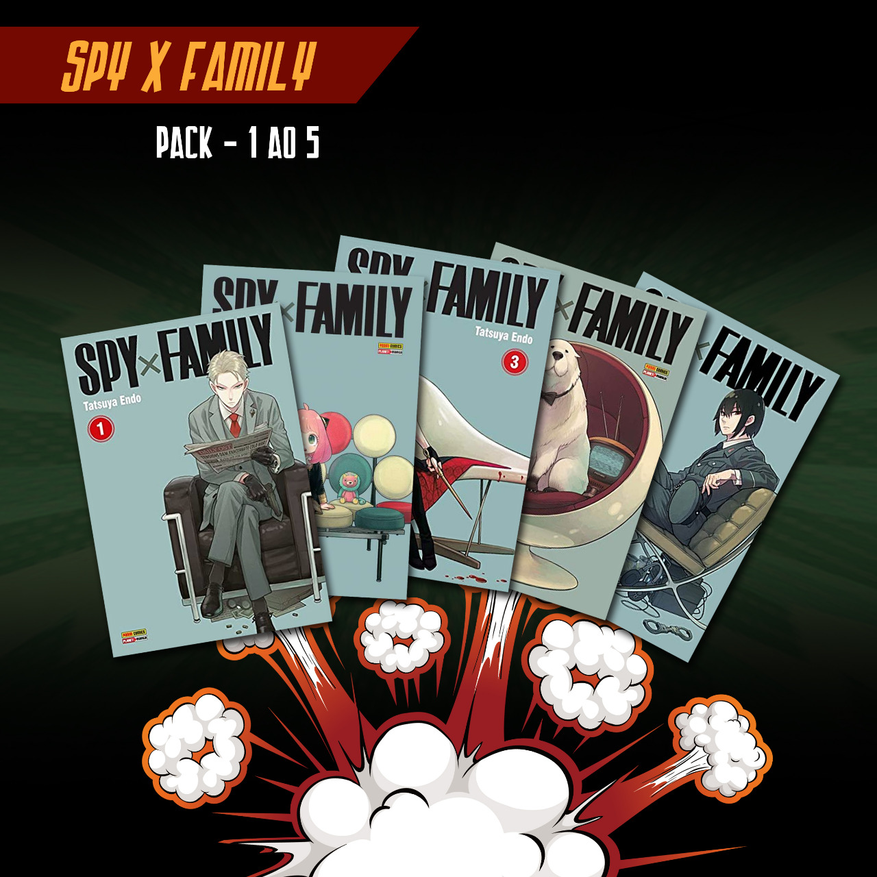 Spy X Family, Mangá Volume 01 - Livro Português BR Panini - Mnagá