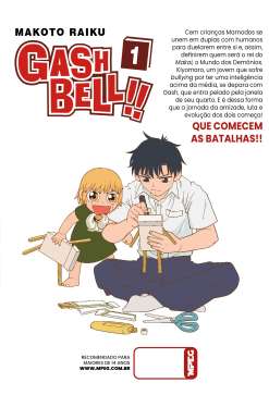 Zatch Bell: Mangá será publicado em março pela editora MPEG