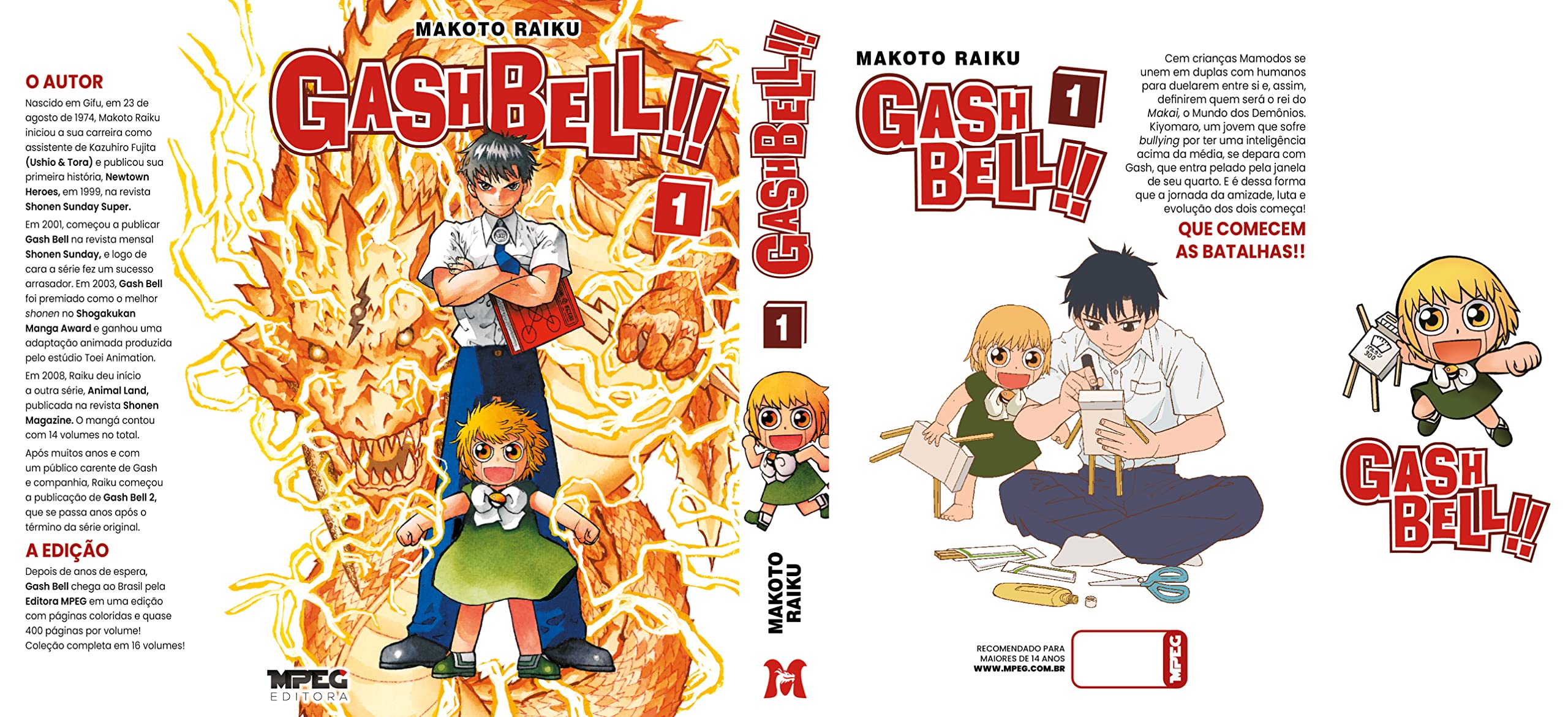 Zatch Bell! ganhará mangá no Brasil pela editora MPEG - GKPB - Geek  Publicitário