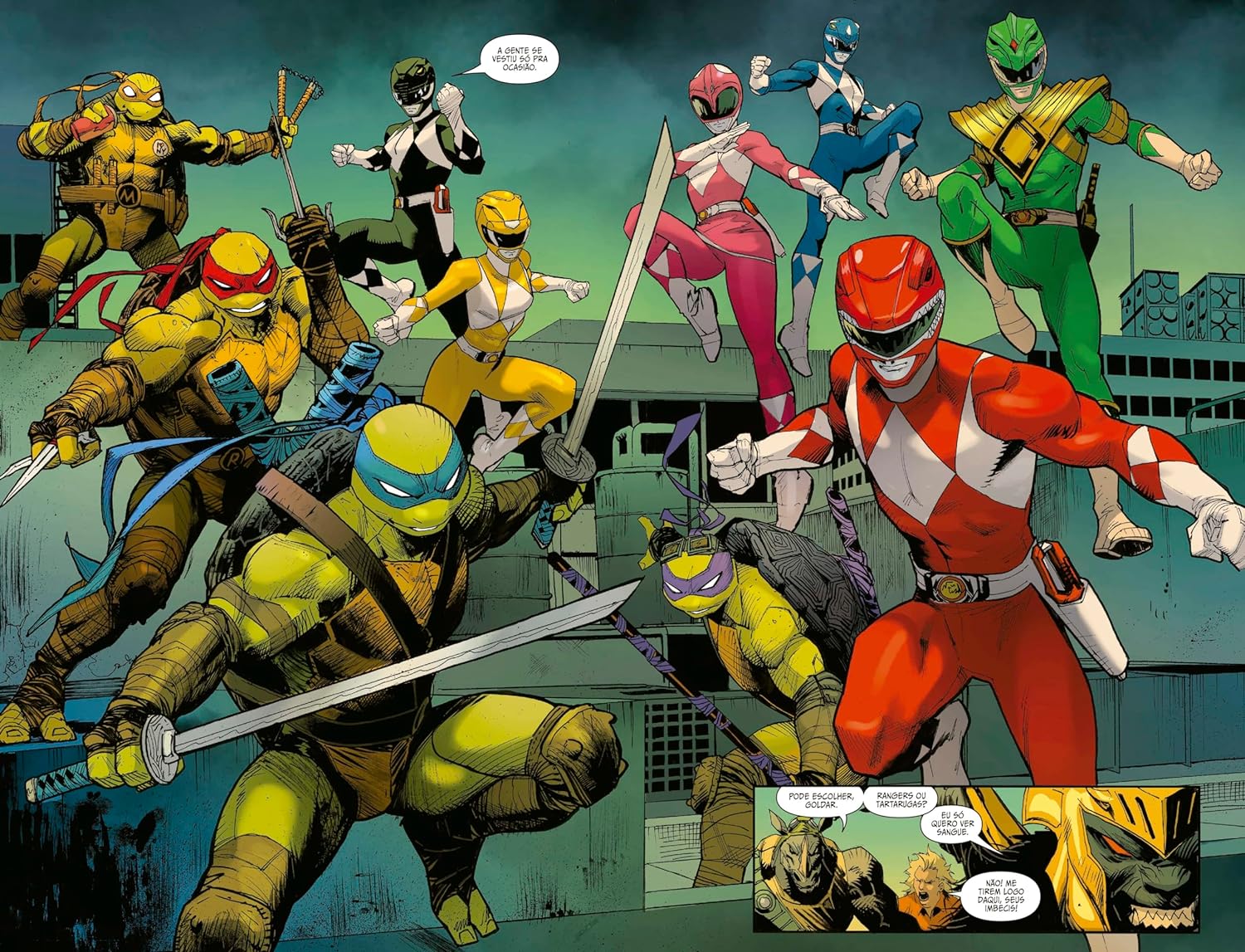 Power Rangers e Tartarugas Ninja Vol. 2 – COMIC BOOM!