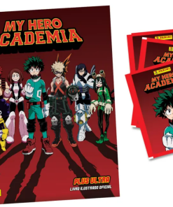 MY HERO ACADEMIA - Álbum Capa Cartão + 6 Envelopes de Figurinhas