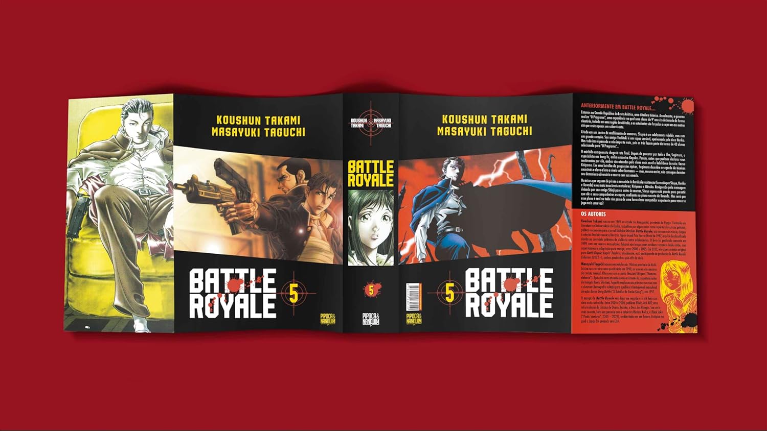 Battle Royale Omnibus Vol. 5 (de 5 – com 4 cards exclusivos + deck