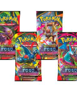 Booster Pokémon Fogo Fantasmagórico – Pacote com 6 cartas cada – PT 1 UN
